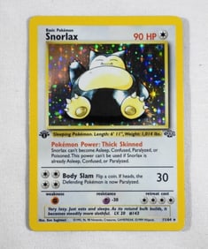 SNORLAX REV HOLO 11/64 POKEMON CARD