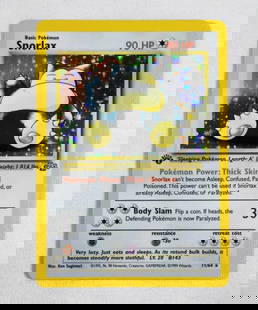 SNORLAX REV HOLO 11/64 POKEMON CARD: 2000 POKEMON CARD, SNORLAX REVERSE HOLO 11/64.