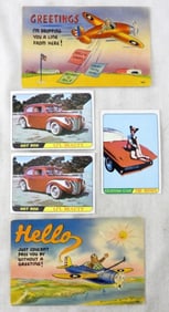 GREETING CARDS & HOT ROD CARDS