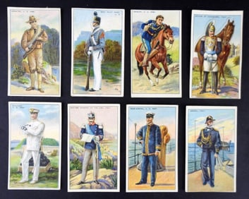 (8) 1909-13 T81 MILITARY SERIES