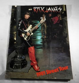 RICK JAMES 1981 STREET TOUR PROGRAM