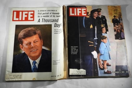 (2) LIFE MAGAZINE JOHN F. KENNEDY