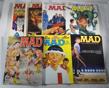 (6) MAD MAGAZINES