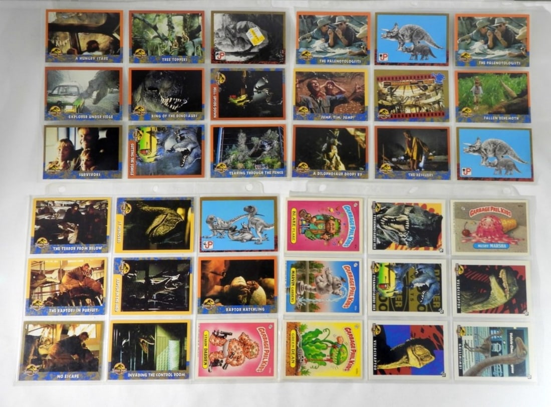 JURASSIC PARK & GARBAGE PAIL KID LOT (1 of 4)