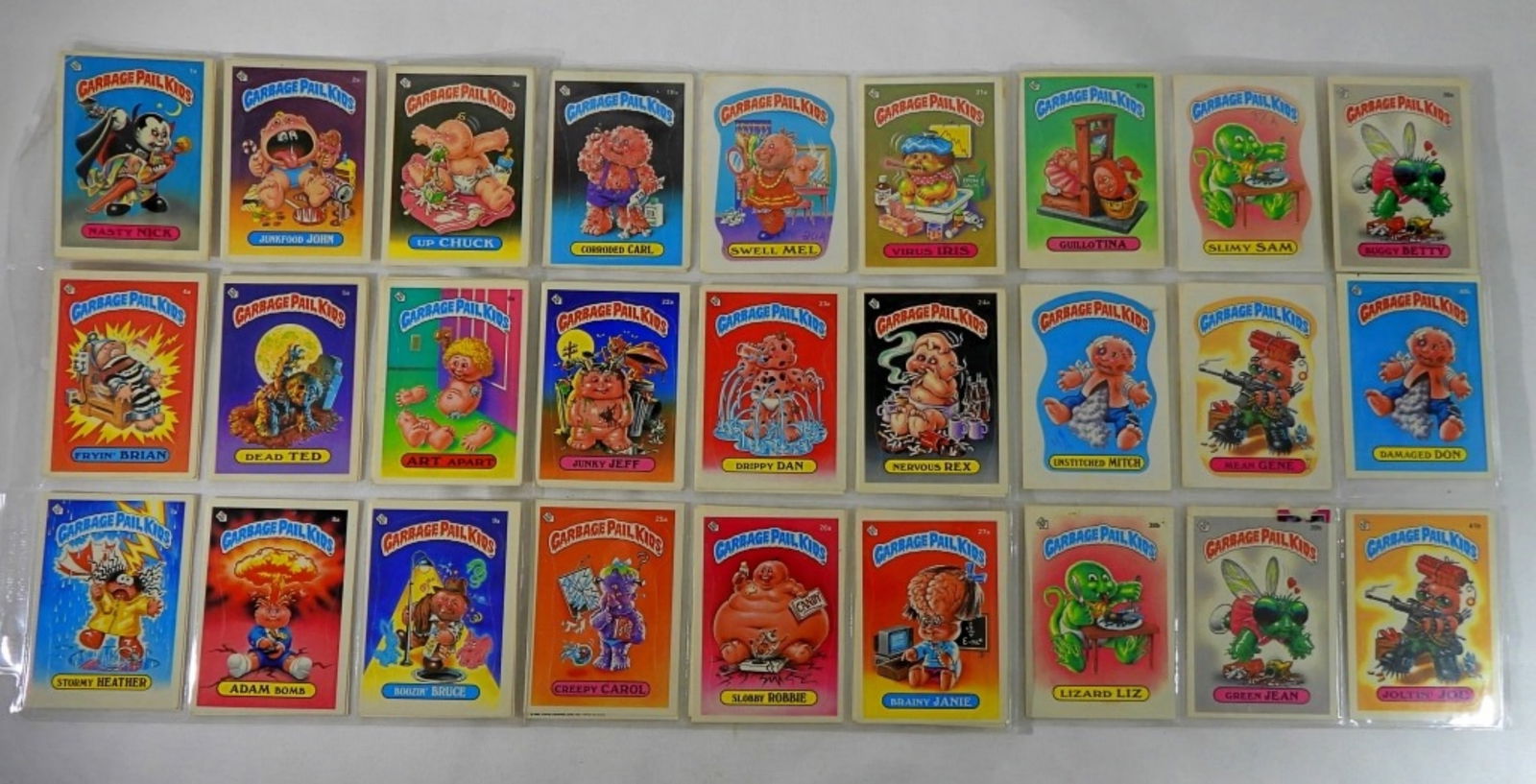(45) 1986/87 GARBAGE PAIL KIDS STICKERS (1 of 2)