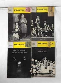 (4) 1960s BROADWAY PLAYBILL & TICKETS