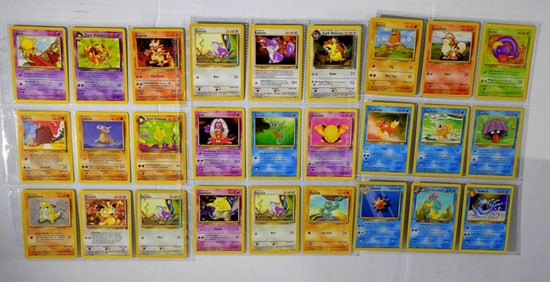 (27) POKEMON TRADING CARDS 1999's