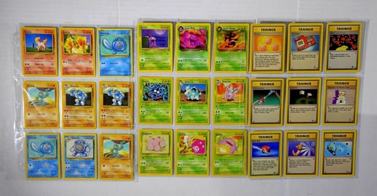 (27) POKEMON TRADING CARDS 1999's