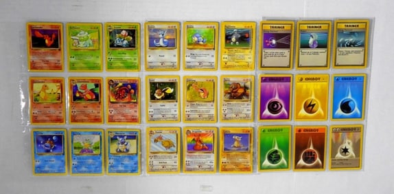 (27) POKEMON TRADING CARDS 1999's