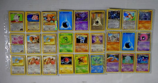 (36) POKEMON TRADING CARDS - MIX YEARS