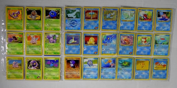 (36) POKEMON TRADING CARDS - MIX YEARS