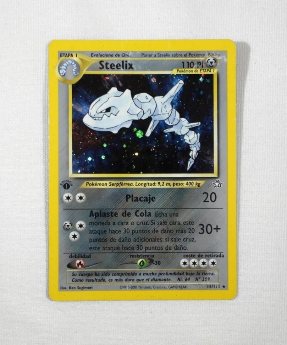 STEELIX 1ST ED REV HOLO 15/111 SPANISH (1 of 2)