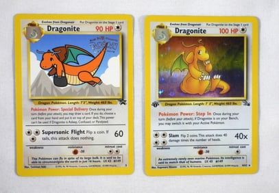 DRAGONITE 1ST ED & PROMO CARDS