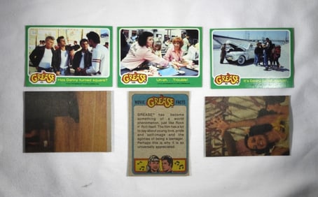 (104) 1978 GREASE TRADING CARDS / STICKERS