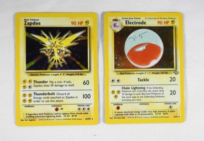 ZAPDOS & ELECTRODE JUNGE POKÉMON CARD