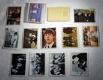 (50) 1964 TCG THE BEATLES TRADING CARDS