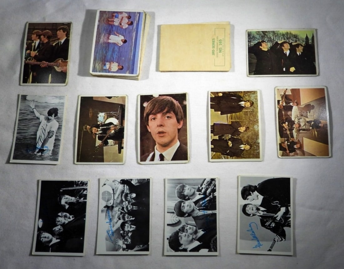 (50) 1964 TCG THE BEATLES TRADING CARDS (1 of 2)