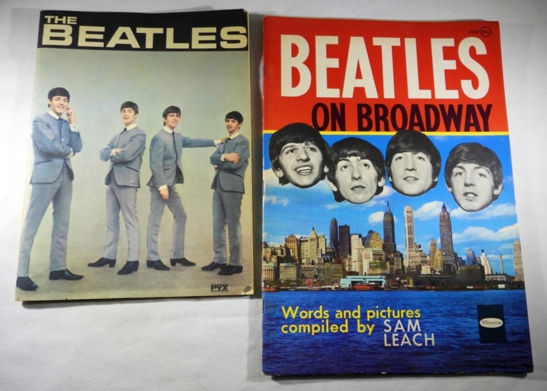 THE BEATLES PYX MAGAZINE & ON BROADWAY: THE BEATLES MAGAZINE BY PYX PRODUCTIONS-1964. BEATLES ON BROADWAY MAGAZINE-1964. BOTH IN GREAT CONDITION.