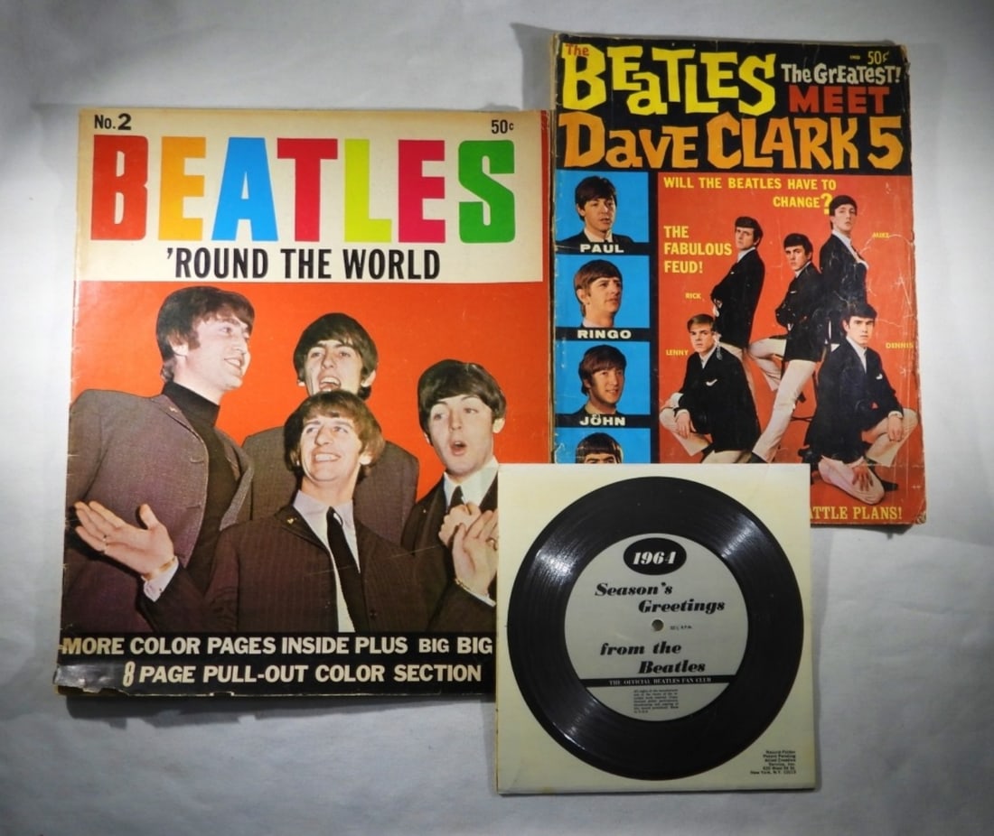 2 BEATLES MAGAZINES & BEATLE BULLETIN (1 of 2)