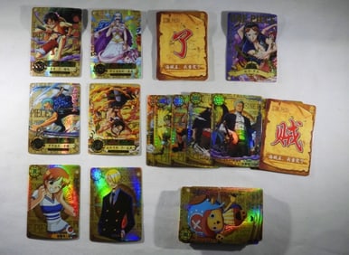 (50) ONE PIECE TRADING CARDS