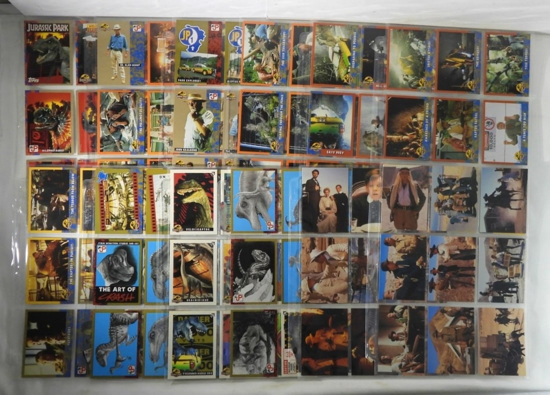 JURASSIC PARK & INDIANA JONES CARD SETS (1 of 4)