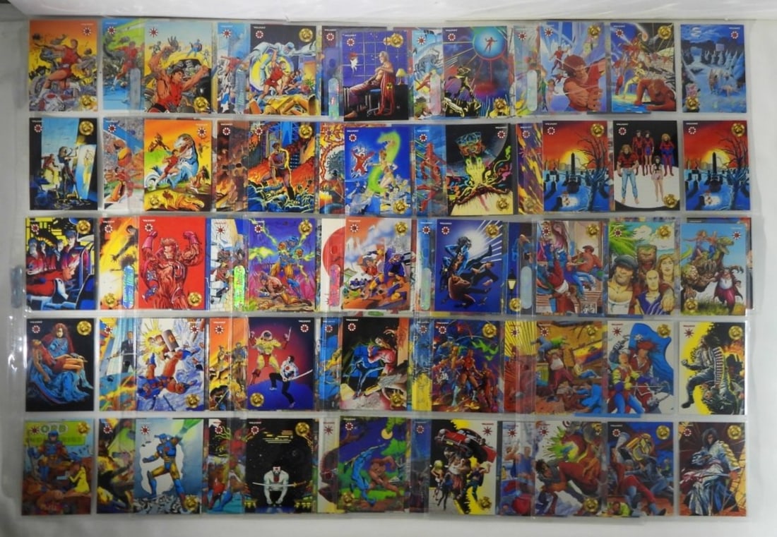 144 VALIANT COMIC ACTION CARDS (1 of 4)