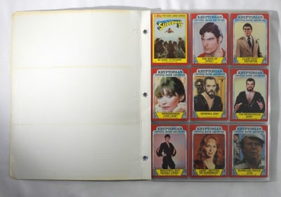 1980 SUPERMAN II TRADING CARD SET 88 cds