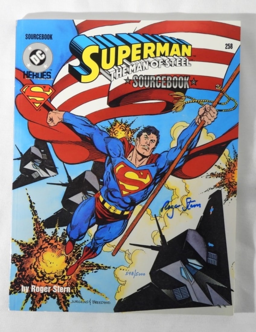SUPERMAN SIGNED ROGER STERN ARTIST (1 of 10)