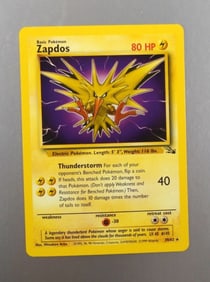 POKEMON ZAPDOS 30/62 80 HP