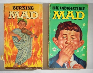 (2) VINTAGE MAD BOOKS