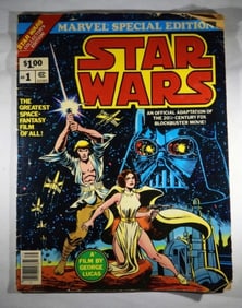 VTG STAR WARS GIANT COMIC BOOKS #1 & 2