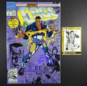 CAGE ISSUE/VOL 1 AUTOGRAPHED NM/M
