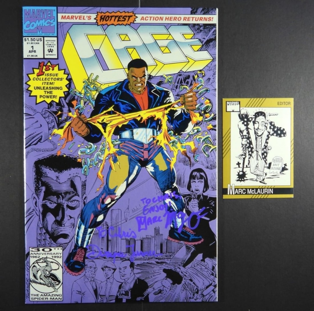 CAGE ISSUE/VOL 1 AUTOGRAPHED NM/M (1 of 4)