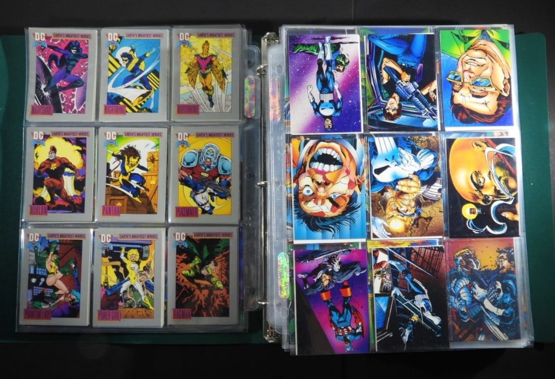 OVER 700 DC COMIC & MARVEL TRADE CARDS (1 of 4)