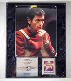 STAR TREK "DeFOREST KELLEY" AUTO DR.
