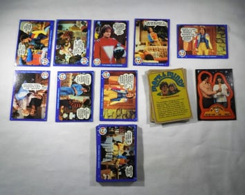 (33) MORK & MINDY TV CARDS & STICKERS