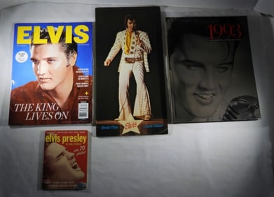 ELVIS PRESLEY COLLECTORS LOT - BOOKS,