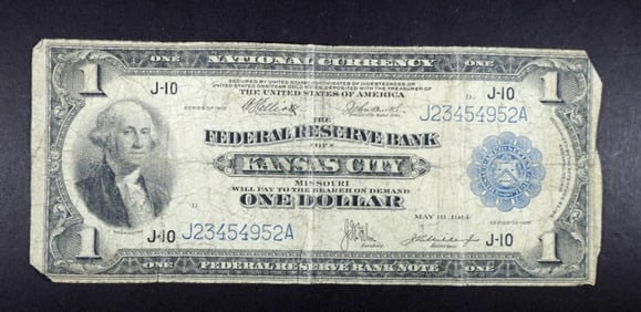$1 NATIONAL CURRENCY KANSAS CITY, KS