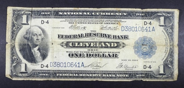 $1 NATIONAL CURRENCY CLEVELAND, OH