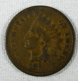 1874 INDIAN HEAD CENT FINE