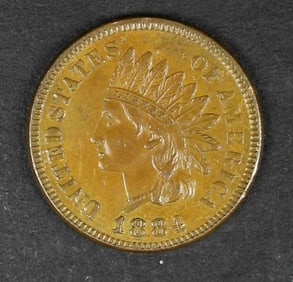 1884 INDIAN HEAD CENT
