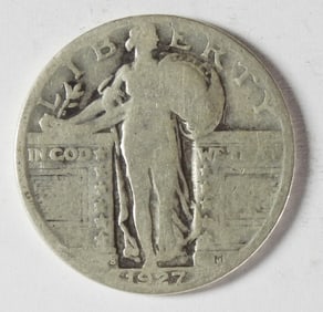 1927-S STANDING LIBERTY QUARTER