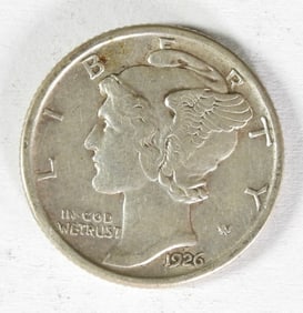1926-D MERCURY SILVER DIME