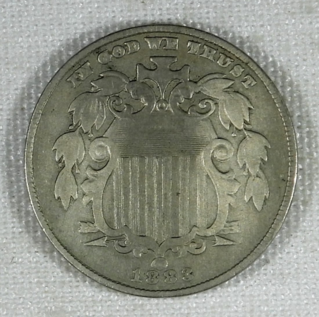 1883 SHIELD NICKEL - NICE CIRC (1 of 2)