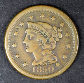 1850 MATRON HEAD LARGE CENT