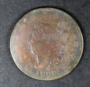 1823/2 MATRON HEAD LARGE CENT