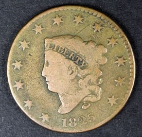 1825 MATRON HEAD LARGE CENT