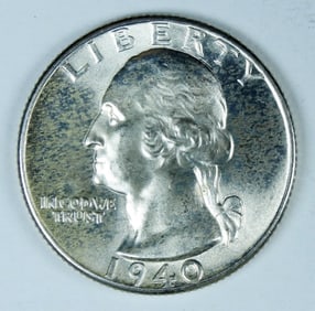 1940 QUARTER DOLLAR