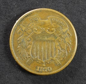 1870 TWO CENT PIECE