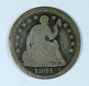 1841 LIBERTY SEATED HALF DIME
